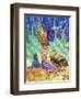 Vintage Mermaid-sylvia pimental-Framed Art Print