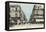 Vintage Mexico City Street Scene-null-Framed Stretched Canvas