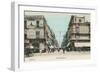 Vintage Mexico City Street Scene-null-Framed Art Print