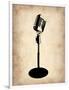 Vintage Microphone-NaxArt-Framed Art Print