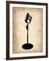 Vintage Microphone-NaxArt-Framed Art Print