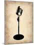 Vintage Microphone-NaxArt-Mounted Art Print