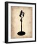 Vintage Microphone-NaxArt-Framed Art Print