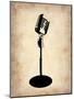 Vintage Microphone-NaxArt-Mounted Art Print