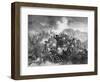 Vintage Military Print Featuring the Battle of Little Bighorn-Stocktrek Images-Framed Art Print