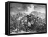 Vintage Military Print Featuring the Battle of Little Bighorn-Stocktrek Images-Framed Stretched Canvas