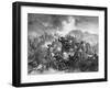 Vintage Military Print Featuring the Battle of Little Bighorn-Stocktrek Images-Framed Art Print