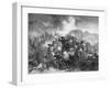 Vintage Military Print Featuring the Battle of Little Bighorn-Stocktrek Images-Framed Art Print