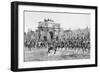 Vintage Military Print of Napoleon I Reviewing His Troops, Paris, France-Stocktrek Images-Framed Art Print