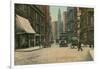 Vintage Milk Street Scene, Boston-null-Framed Art Print