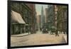 Vintage Milk Street Scene, Boston-null-Framed Art Print