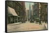 Vintage Milk Street Scene, Boston-null-Framed Stretched Canvas