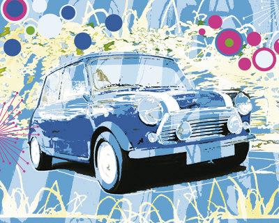 'Vintage Mini Cooper' Art - Michael Cheung | AllPosters.com