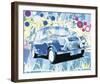 Vintage Mini Cooper-Michael Cheung-Framed Art Print