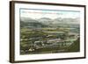 Vintage Mission Valley-null-Framed Art Print