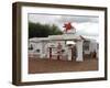 Vintage Mobil Gas Station, Ellensburg, Washington, USA-Nancy & Steve Ross-Framed Premium Photographic Print