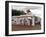 Vintage Mobil Gas Station, Ellensburg, Washington, USA-Nancy & Steve Ross-Framed Premium Photographic Print