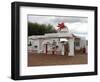 Vintage Mobil Gas Station, Ellensburg, Washington, USA-Nancy & Steve Ross-Framed Photographic Print