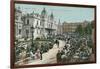 Vintage Monte Carlo Scene-null-Framed Art Print