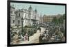 Vintage Monte Carlo Scene-null-Framed Art Print