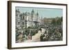 Vintage Monte Carlo Scene-null-Framed Art Print