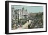 Vintage Monte Carlo Scene-null-Framed Art Print