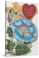 Vintage Morning Glory Valentine-null-Stretched Canvas