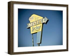 Vintage Motel II-Recapturist-Framed Photographic Print