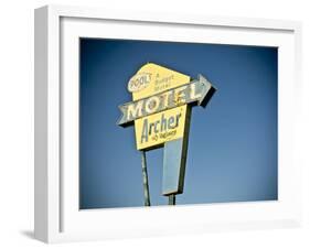 Vintage Motel II-Recapturist-Framed Photographic Print