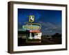 Vintage Motel Sign in America-Salvatore Elia-Framed Premium Photographic Print