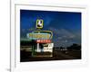 Vintage Motel Sign in America-Salvatore Elia-Framed Photographic Print