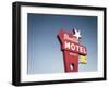 Vintage Motel VI-Recapturist-Framed Photographic Print