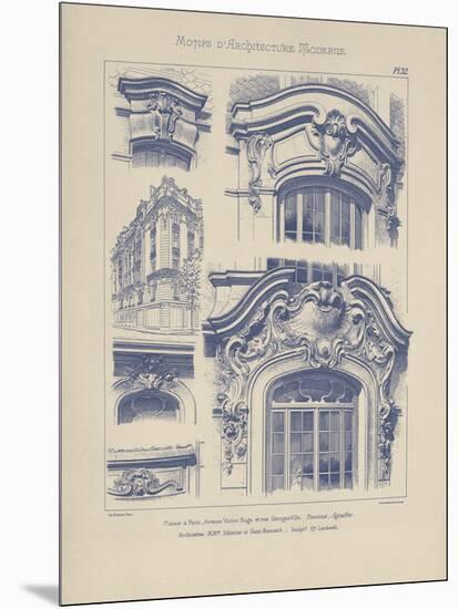 Vintage Motifs d'Architecture I-Schmidt-Mounted Giclee Print