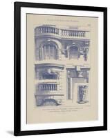 Vintage Motifs d'Architecture II-Schmidt-Framed Giclee Print