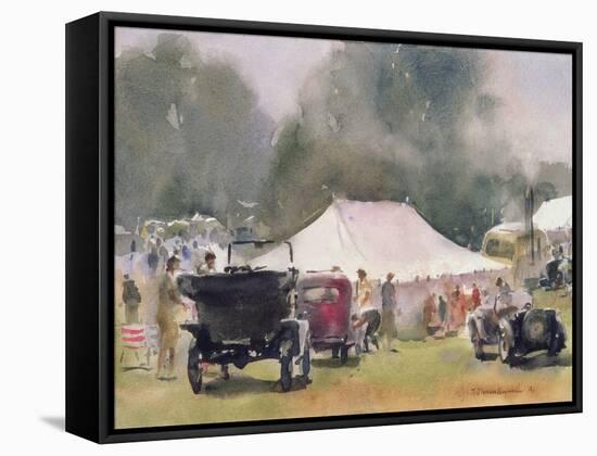 Vintage Motor Rally, 1991-Trevor Chamberlain-Framed Stretched Canvas