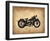 Vintage Motorcycle 1-NaxArt-Framed Art Print