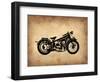 Vintage Motorcycle 1-NaxArt-Framed Premium Giclee Print