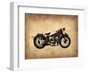 Vintage Motorcycle 1-NaxArt-Framed Premium Giclee Print