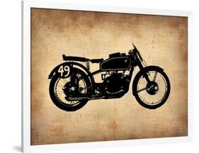 Vintage Motorcycle 2-NaxArt-Framed Art Print