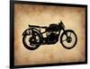 Vintage Motorcycle 2-NaxArt-Framed Art Print