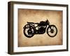 Vintage Motorcycle 2-NaxArt-Framed Art Print