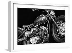 Vintage Motorcycle I-Ethan Harper-Framed Art Print