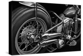 Vintage Motorcycle II-Ethan Harper-Stretched Canvas