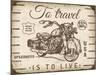 Vintage Motorcycle Mancave-A-Jean Plout-Mounted Giclee Print