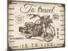 Vintage Motorcycle Mancave-A-Jean Plout-Mounted Giclee Print