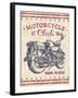 Vintage Motorcycle Mancave-B-Jean Plout-Framed Giclee Print