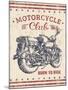 Vintage Motorcycle Mancave-B-Jean Plout-Mounted Giclee Print