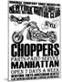 Vintage Motorcycle T-Shirt Graphic-emeget-Mounted Art Print