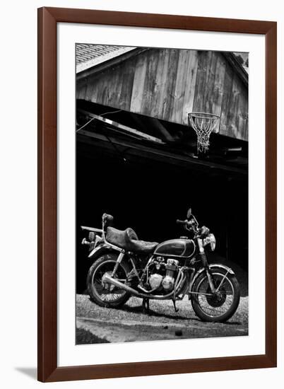 Vintage Motorcycle-null-Framed Photo