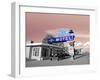 Vintage Neon Motel Sign in America-Salvatore Elia-Framed Premium Photographic Print